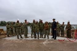 Seabees, Divers Turn Temporary Launch Site into Lasting Baltic Access Point