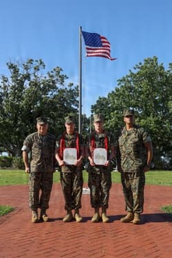 A Mirror Image of Leadership: Twin Marines Turn Lifelong Rivalry into NCO Stripes