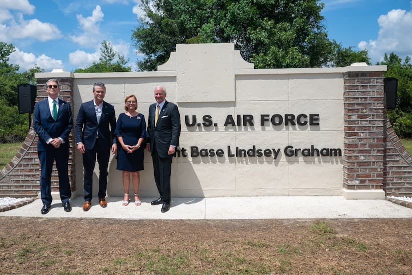 Hegseth Renames Joint Base Charleston to Honor Late Sen. Lindsey Graham