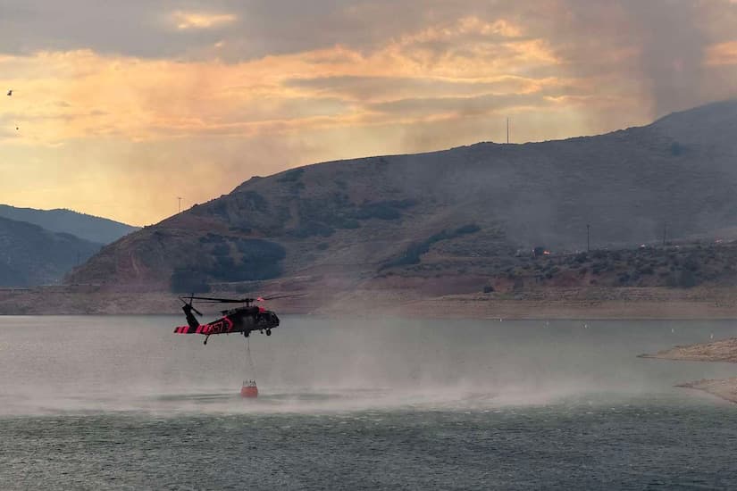 Utah National Guard Aviation Crews Support Wildfire Response