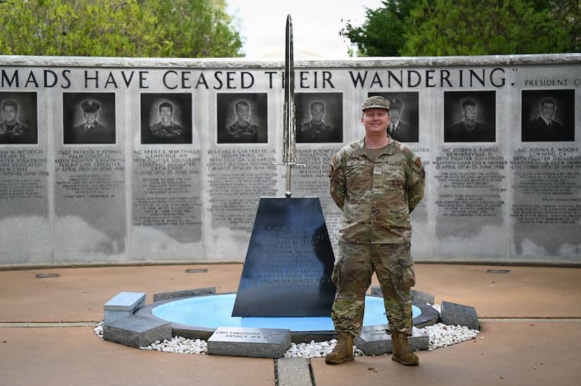 33rd Maintenance Squadron Refurbishes Khobar Towers Memorial Sword