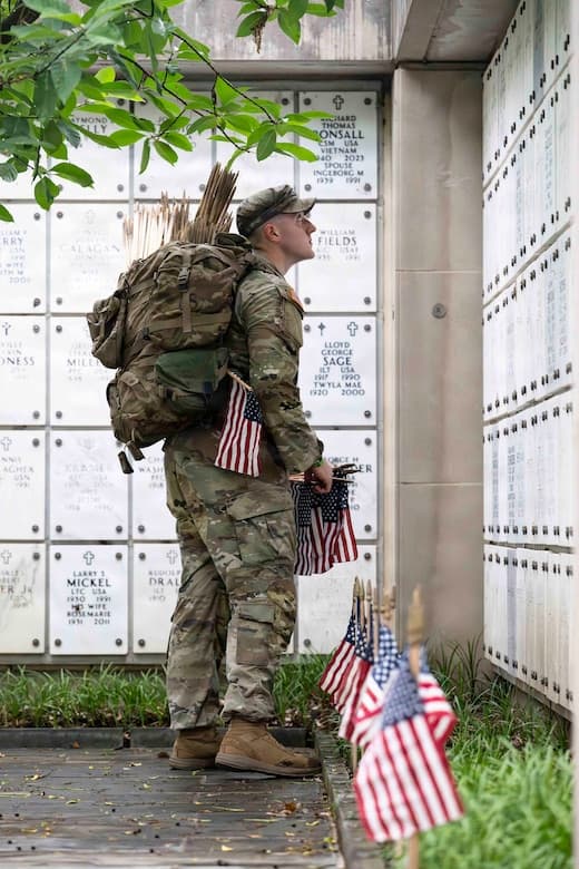 For Old Guard Soldiers, 'Flags In' Is a Personal Mission